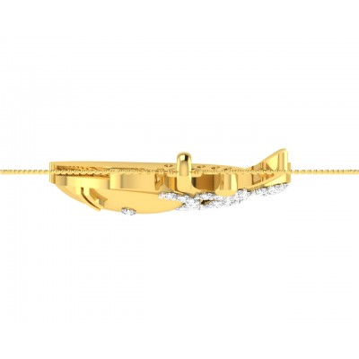 Om Ganesh in Gold & diamonds Pendant
